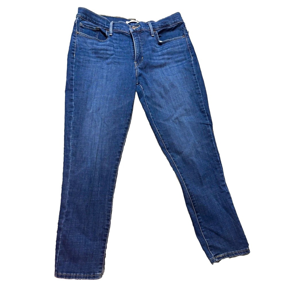 Levi's 311 Shaping Skinny Ankle Womens Blue Medium Wash Stretch Jeans